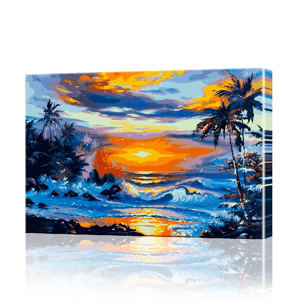 Картина по номерам ArtSale Морской пейзаж PBN0321 40х50 см