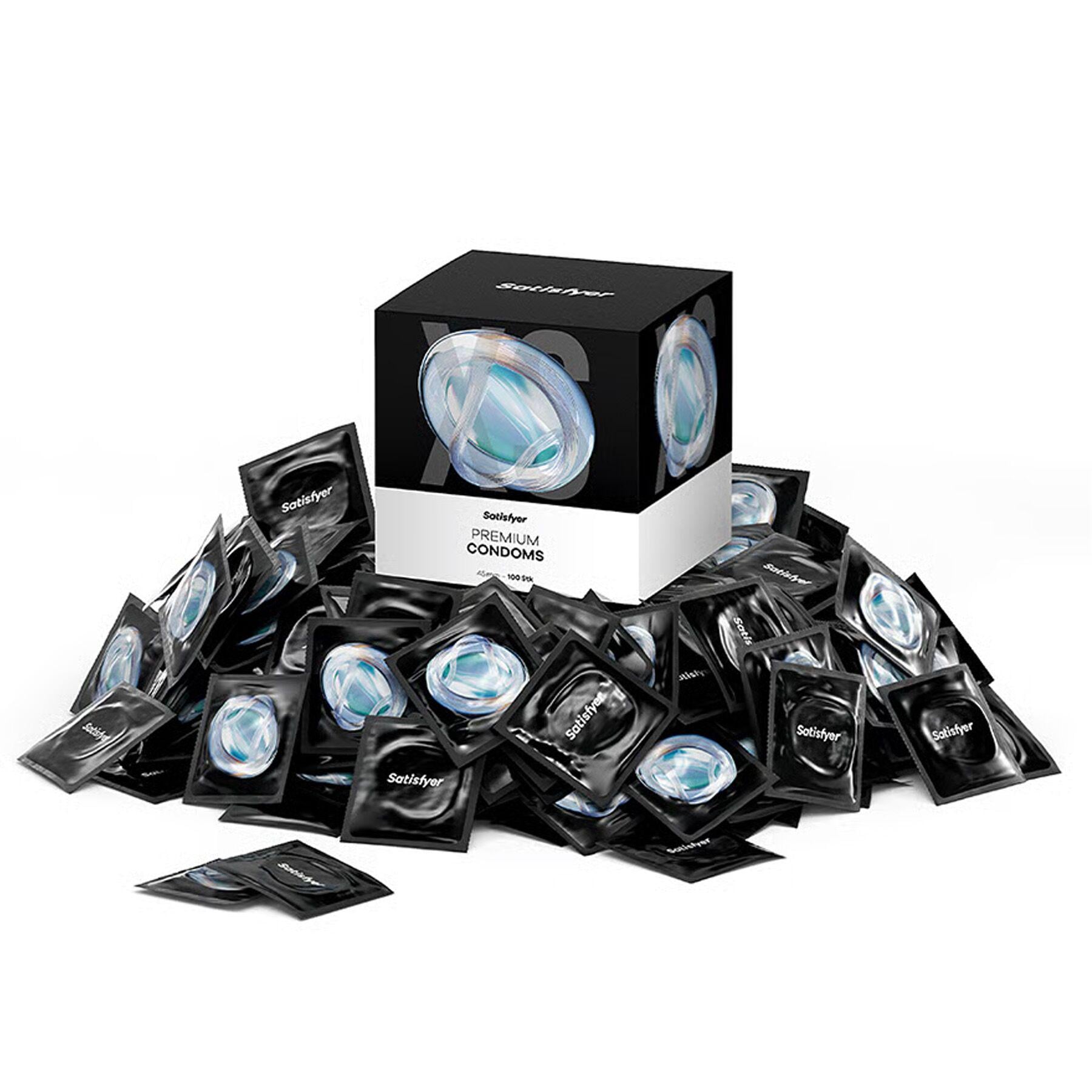 Набір презервативів Satisfyer Premium Condoms S 49 мм 100 шт. (SX3266)