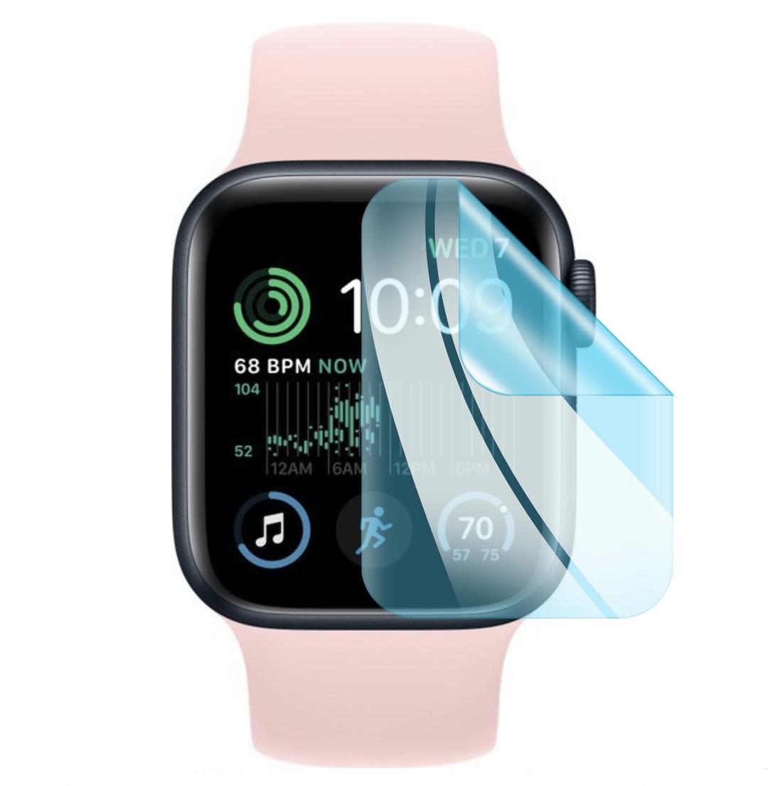 Защитная гидрогелевая глянцевая пленка Grade C на экран часов Apple Watch SE2 44 мм 2022 (HF-C01SNG-002-014)