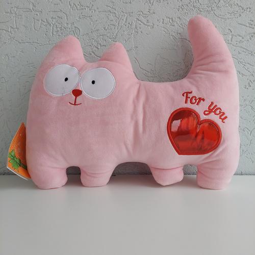 Мягкая игрушка Копка Котик Лапочка 46 см Розовый (00295-999 R)