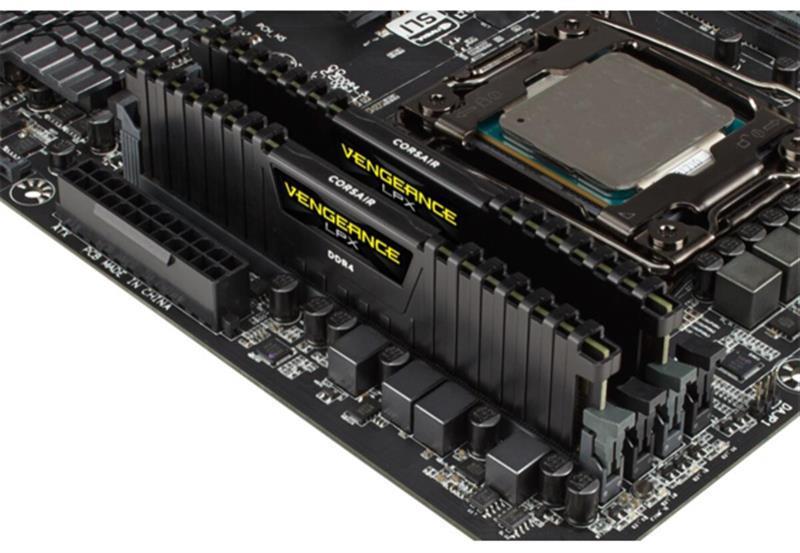 Оперативная память Corsair Vengeance LPX DDR4 2x16GB/3200 Black (CMK32GX4M2E3200C16) - фото 7 Оперативная память Corsair Vengeance LPX DDR4 2x16GB/3200 Black (CMK32GX4M2E3200C16) - фото 7