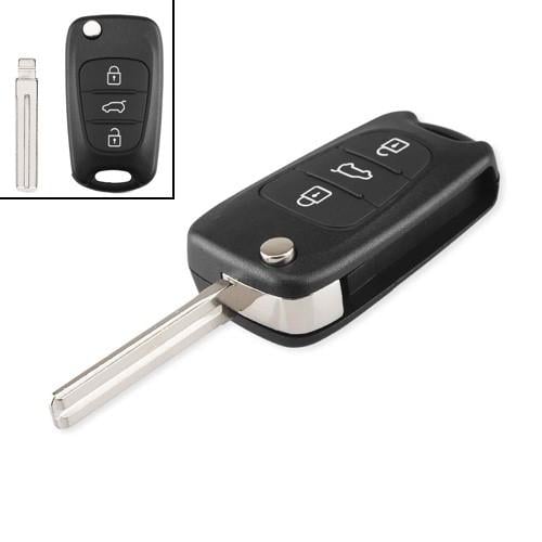 Корпус ключа под чип 3кн KIA TOY40 (1700) - фото 2