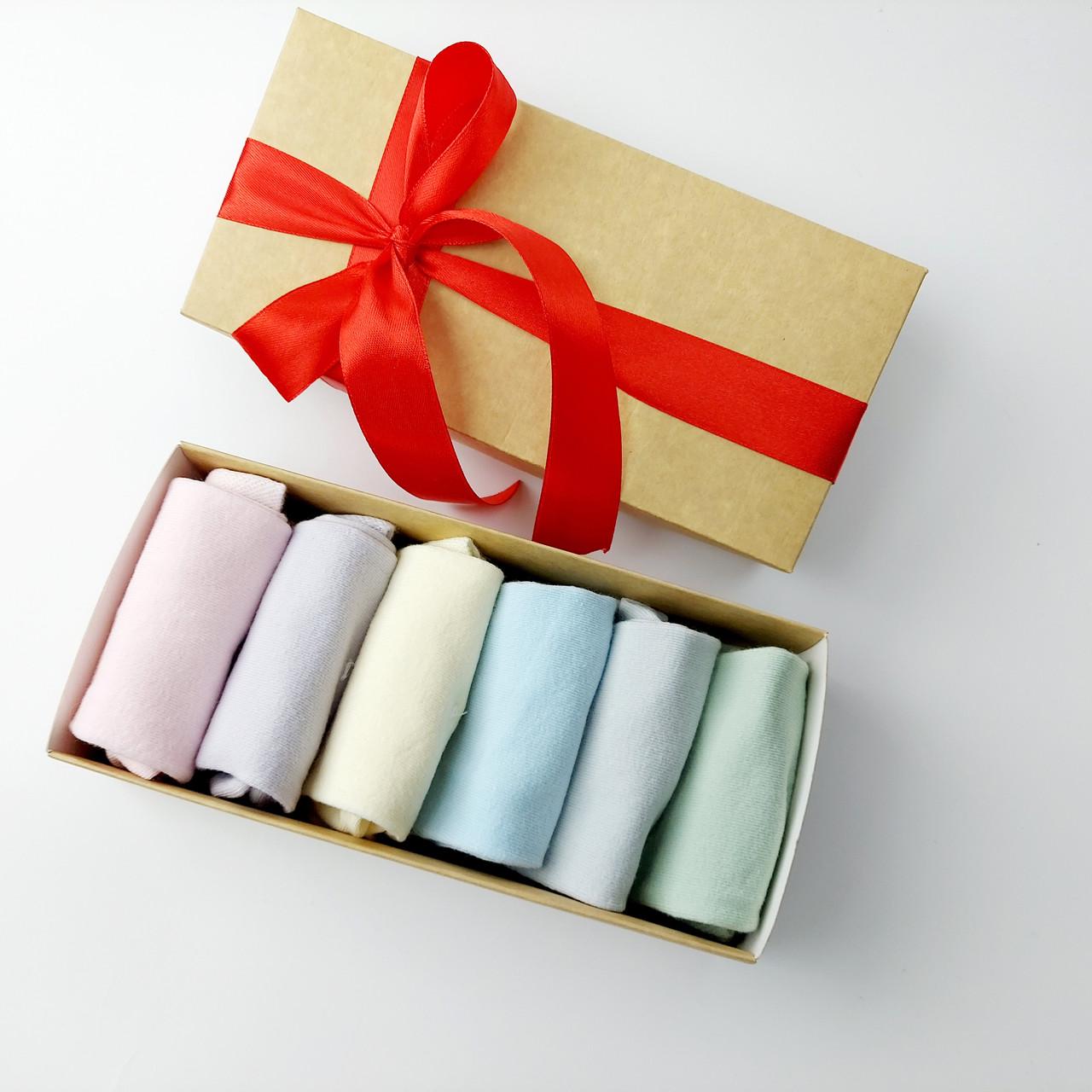 Жіночі шкарпетки в пастельних тонах 6 пар 36-41 р.