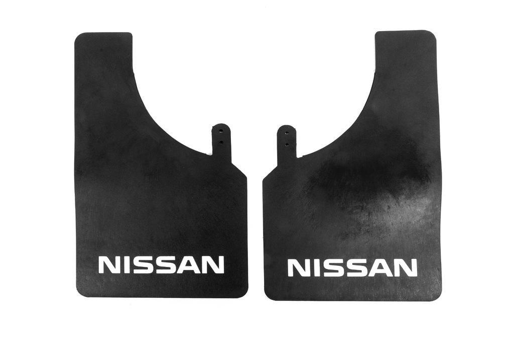 Брызговики Polytep для Nissan резина Черный 280х440 мм 2 шт. (131483)