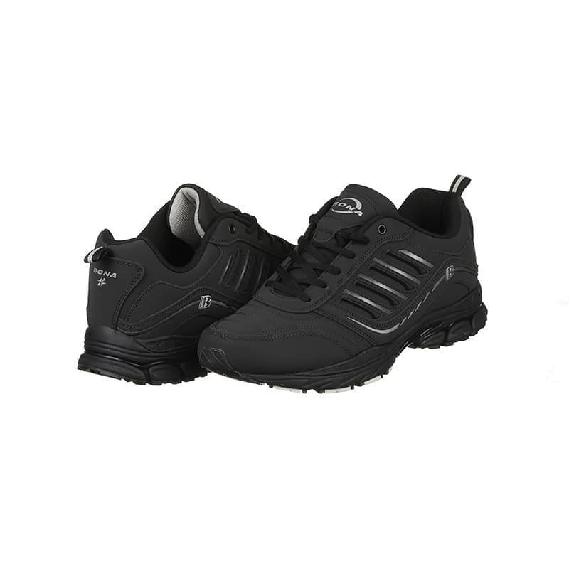 Кроссовки мужские Bona 628D-4 из нубука р. 50 Черный (20438)