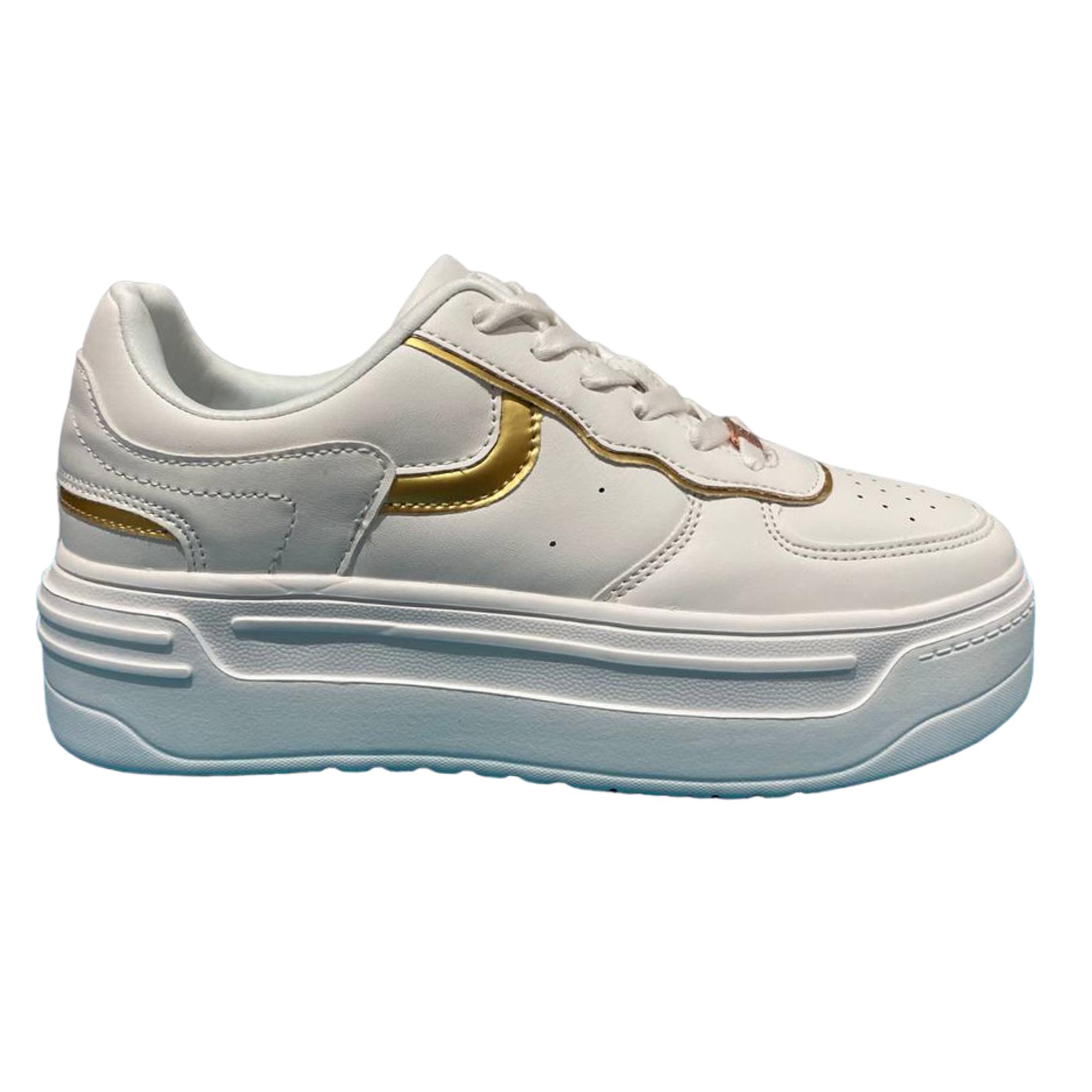 Кроссовки женские осенние Butigo р. 40 Белый (040069-40)