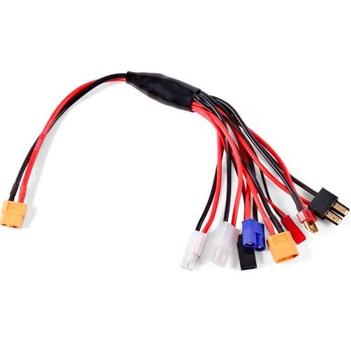 Кабель-переходник XT60 8в1 для зарядных устройств и аккумуляторов 33 см (749278) Кабель-переходник XT60 8в1 для зарядных устройств и аккумуляторов 33 см (749278)