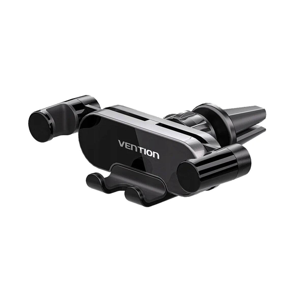 ᐉ Держатель для телефона в автомобиле Vention One Touch Clamping Car Phone  Mount With Suction Cup Black (587496) • Купить в Киеве, Украине • Лучшая  цена в Эпицентр