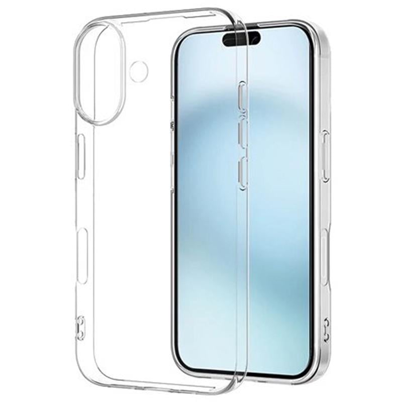 Противоударный TPU чехол Epic Transparent 1,5mm для Apple iPhone 16 (6.1")  Бесцветный (прозрачный)