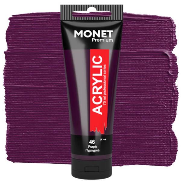 Акриловая краска Monet 46 75 мл Пурпурный (7515246) - фото 1 Акриловая краска Monet 46 75 мл Пурпурный (7515246) - фото 1