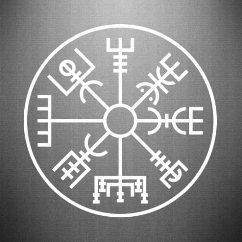 Наклейка Вегвизир 35x35 см Белый (21560906)