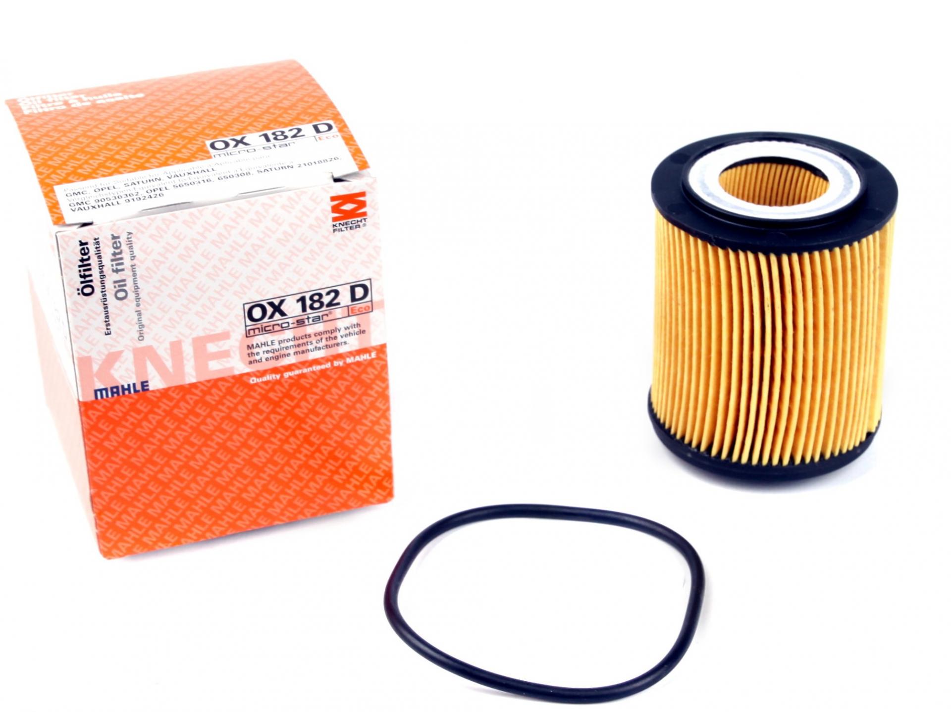 Фильтр масляный KNECHT для Opel Omega B 2,5/3,0i/Astra G 1,8i 95- (OX 182D)