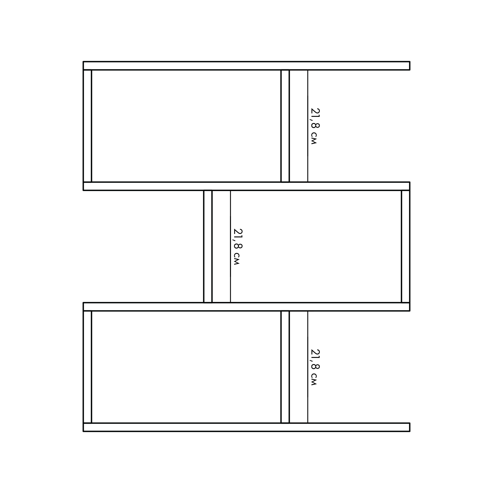 Полка Тусон 63,4х71,8х18 см Блекрок (62C18) - фото 4