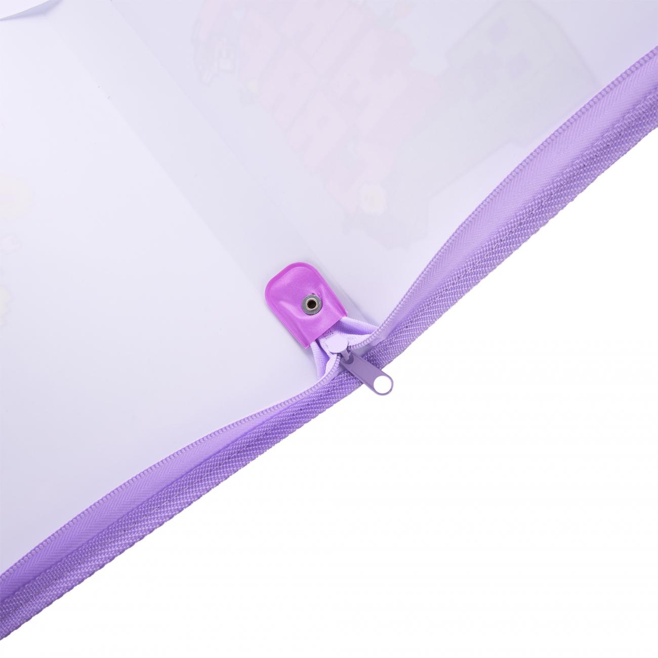 Школьный папка-портфель YES FC Minecraft Spring на молнии с тканевыми ручками (492313) - фото 4