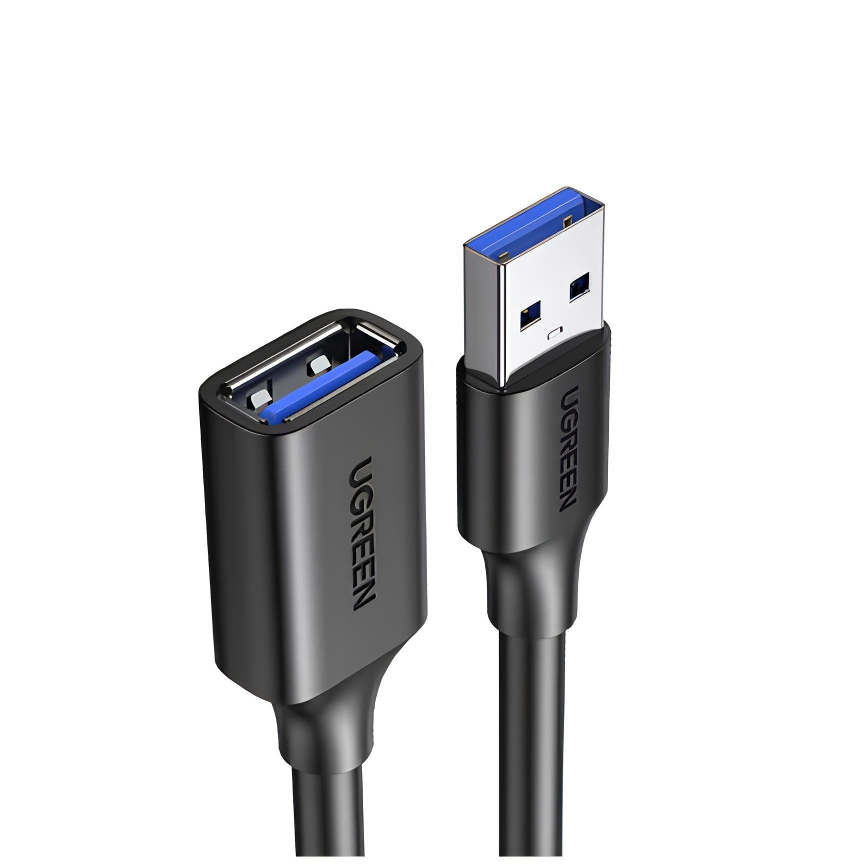 Подовжувач UGREEN USB 3.0 AM/AF штекер - роз'єм 1,5 м Чорний (40656)