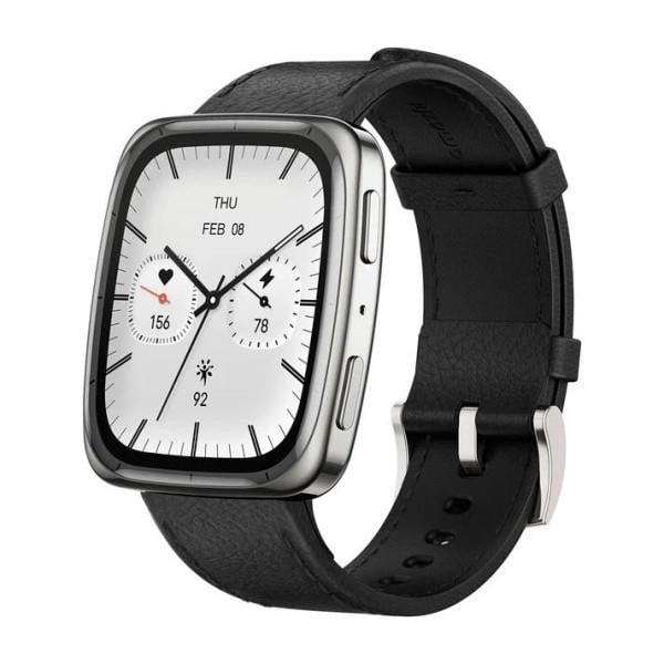 Смарт-годинник Amazfit Active 2 Square Black Leather (W2440GL3N)