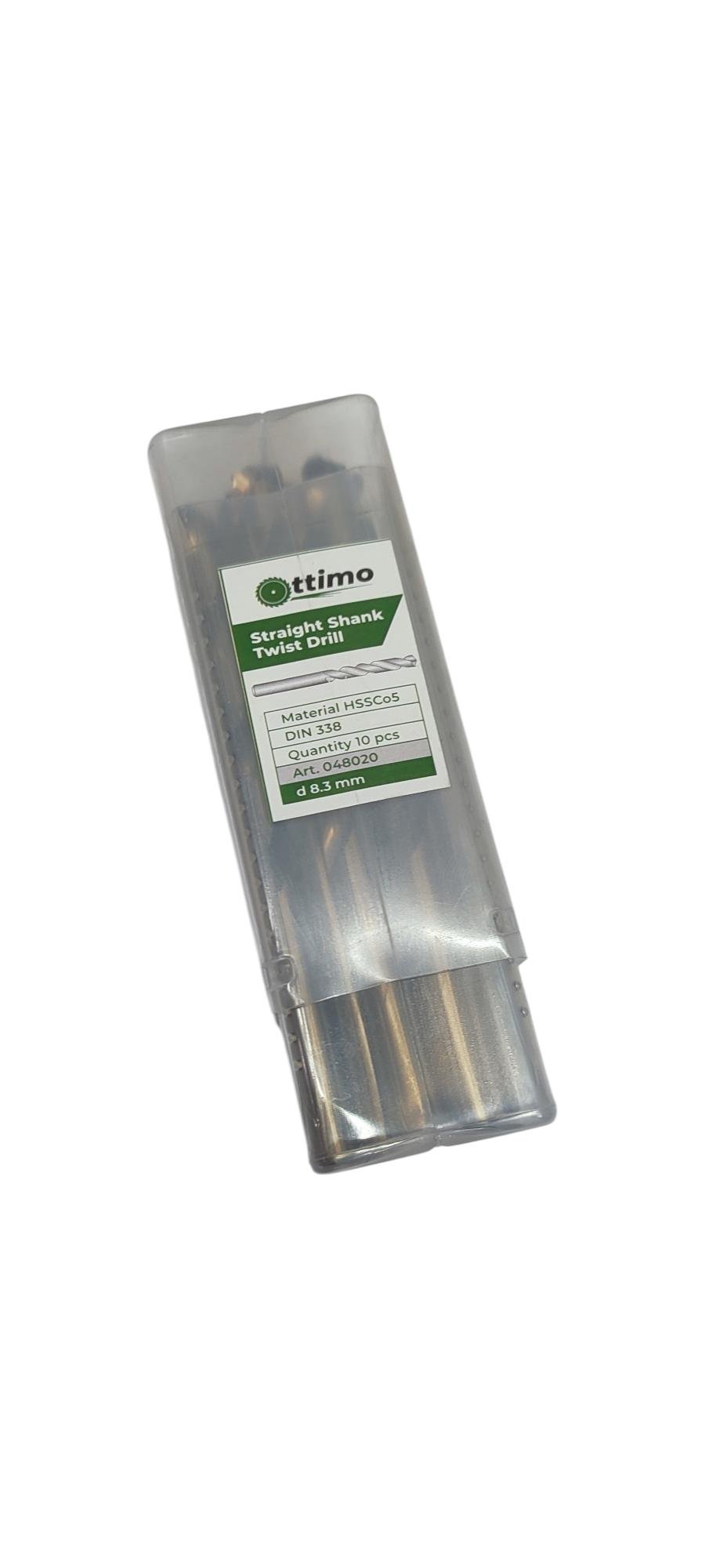 Сверло OTTIMO ц/х ф Р6М5К5 шлифованное А1 8,3 мм (048020) - фото 2
