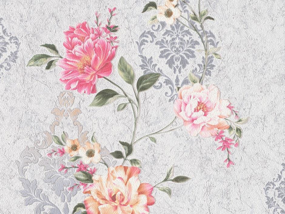 Обои бумажные Слов'янські шпалери Весна 814710 0,53x10,05 м Серый (4824033223627)