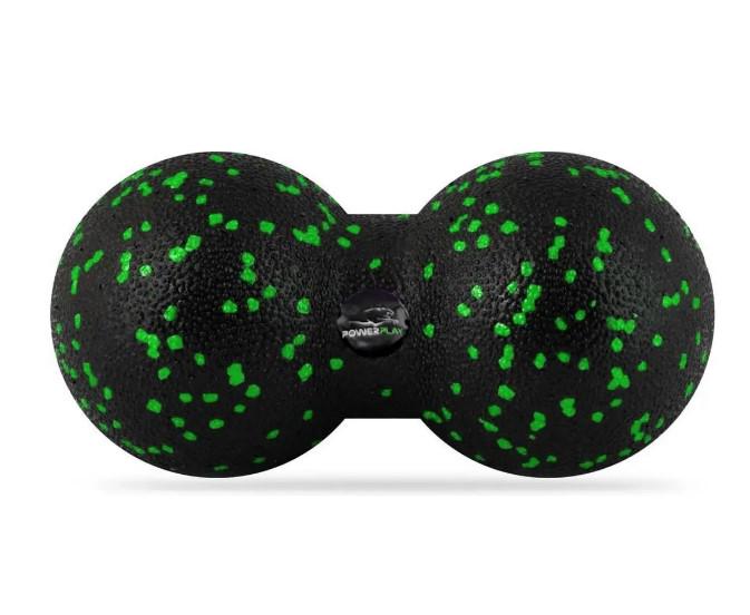 Набор для массажа PowerPlay PP-4095 EPP ролик 45x15 см/2 мяча/резинка 5,5 кг Green (PP_4095_Green) - фото 6
