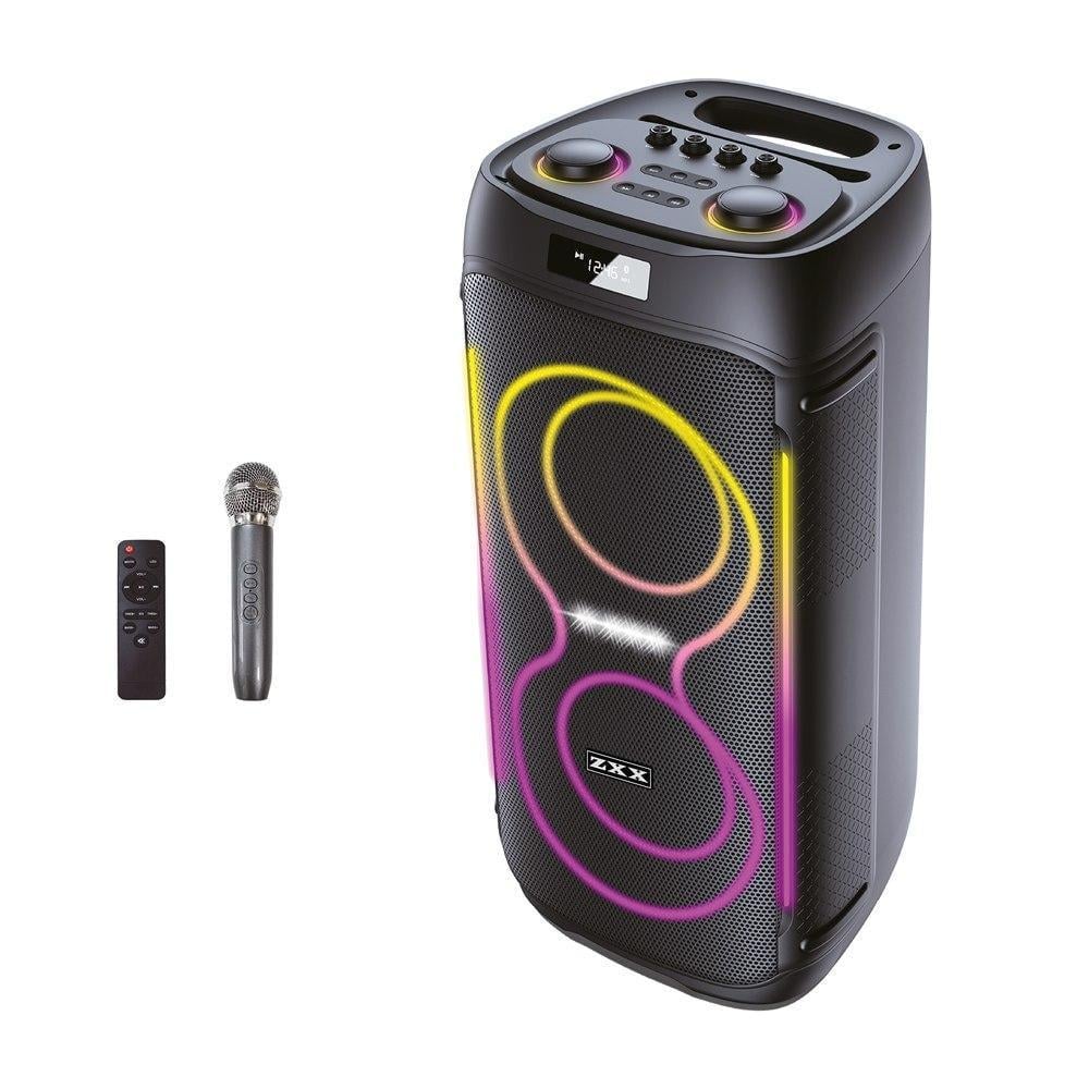 Колонка портативная ZXX partybox 5509 аккумуляторная c радиомикрофоном USB/BT/FM/TWS (ZXX-5509) Колонка портативная ZXX partybox 5509 аккумуляторная c радиомикрофоном USB/BT/FM/TWS (ZXX-5509)