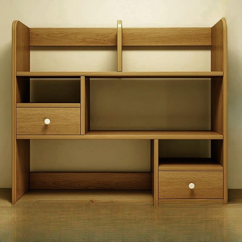 Полка-надстройка настольная из дерева Фелана сиена (АКД-012005)