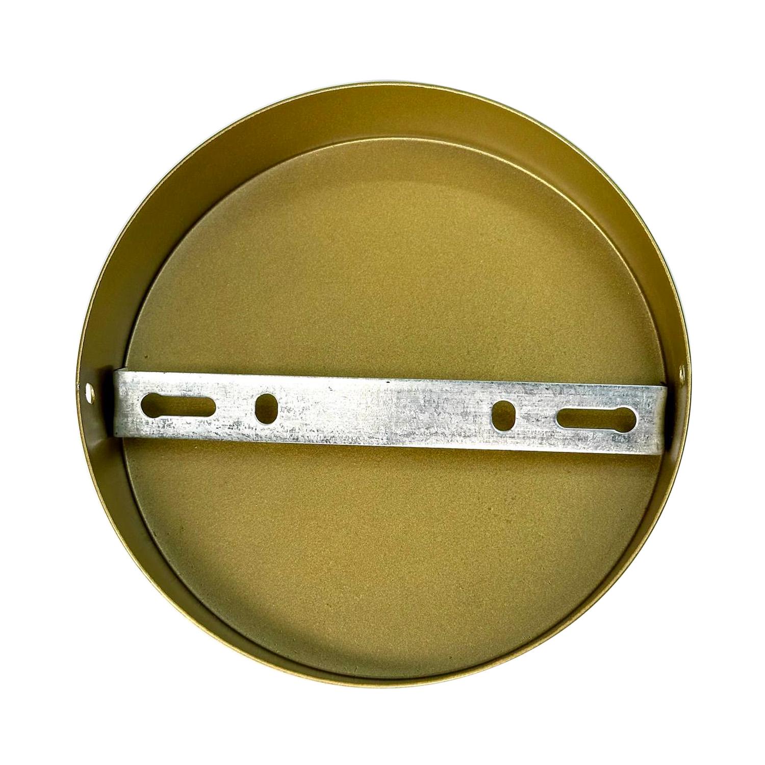Розетка потолочная d 150х40 мм под драйвер Золото (52048) - фото 2 Розетка потолочная d 150х40 мм под драйвер Золото (52048) - фото 2