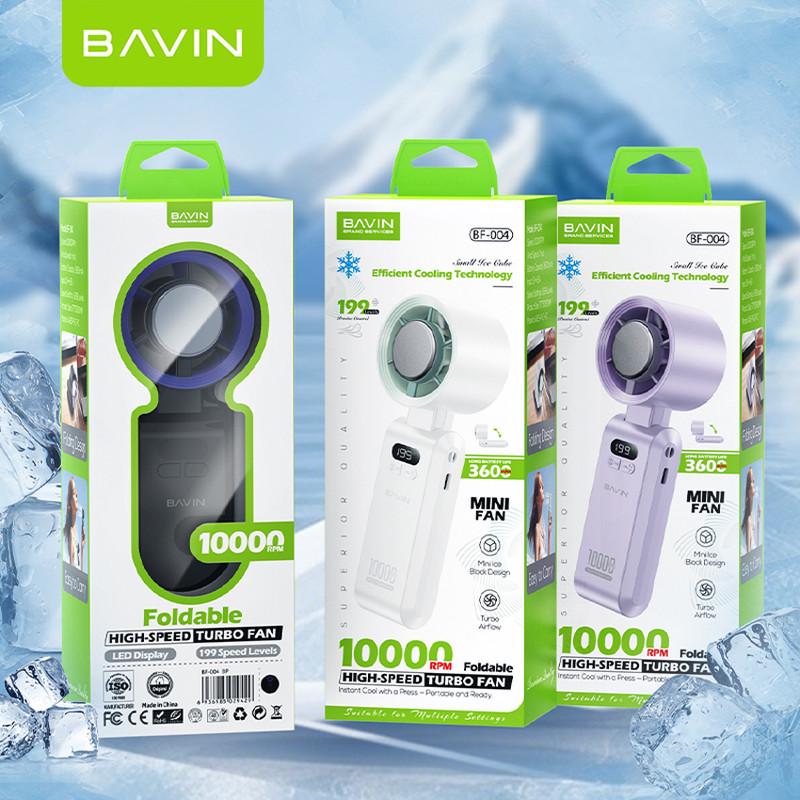 Вентилятор акумуляторний BAVIN BF-004 ICE CUBE TURBO FUN 10000RPM Violet (BF-004-VL) - фото 11