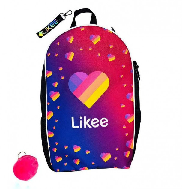 Рюкзак шкільний CrazyBags Likee з брелком (L232L)