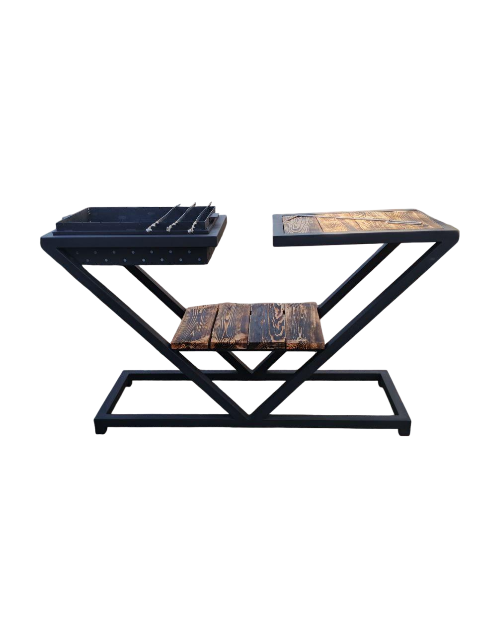 Мангал металлический на 8 шампуров 55x35 см (28282285)