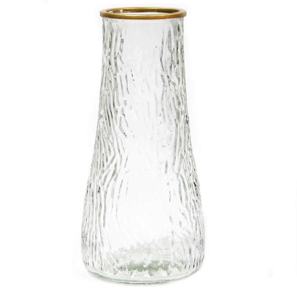 Ваза для цветов Crystal Ines 21 см Прозрачный (30240701-8)