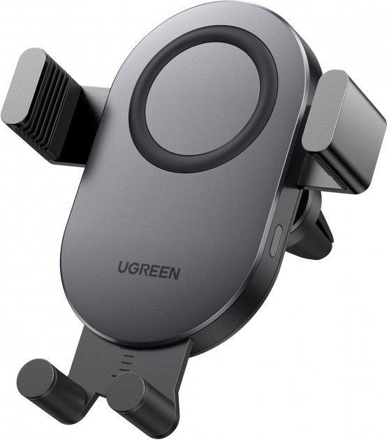 Зарядное устройство автомобильное Ugreen CD256 Wireless QI 15W Dark Blue (40118)