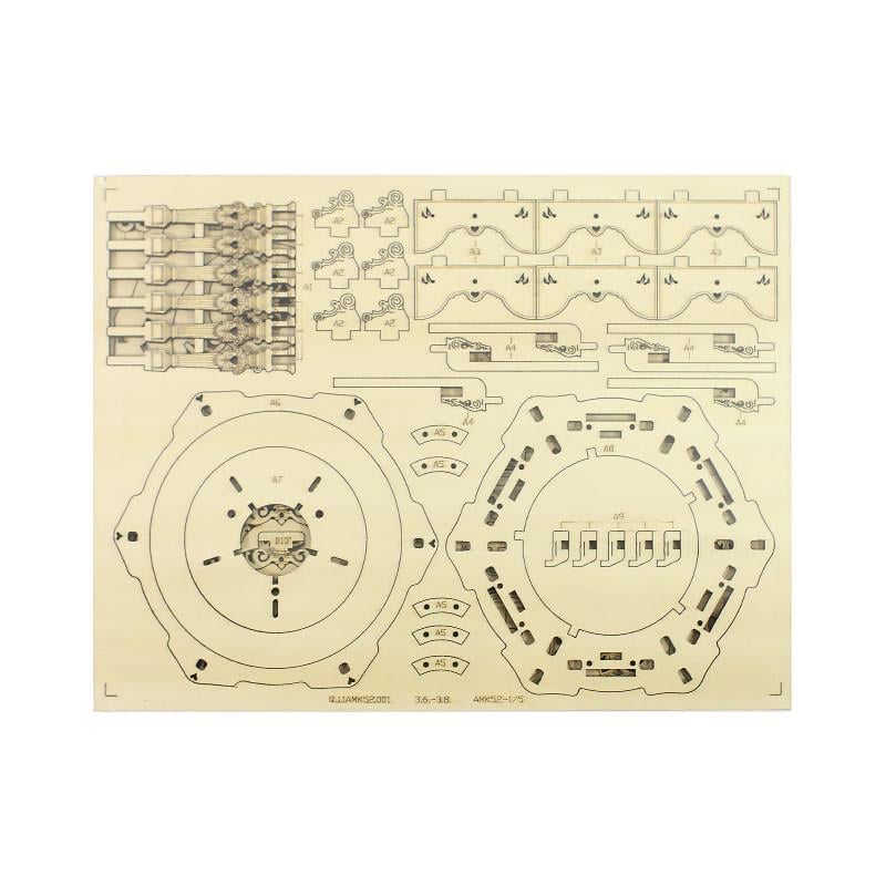 Дерев'яний 3D конструктор Robotime AMK52 Secret garden - фото 2 Дерев'яний 3D конструктор Robotime AMK52 Secret garden - фото 2