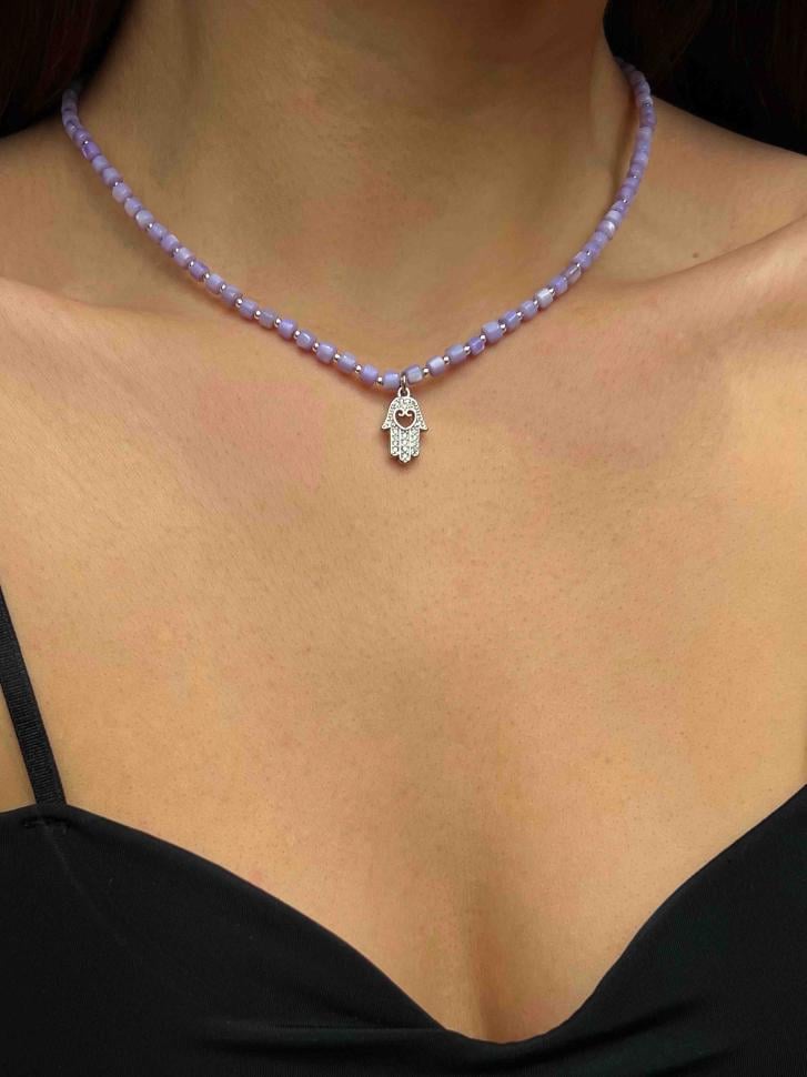 Чокер LeBijou з натурального перламутру з підвіскою (5262)