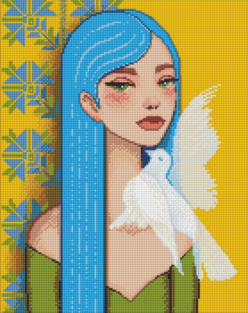 Алмазная мозаика патриотическая Ідейка Весточка от любимого 40х50 см (AMO7537)