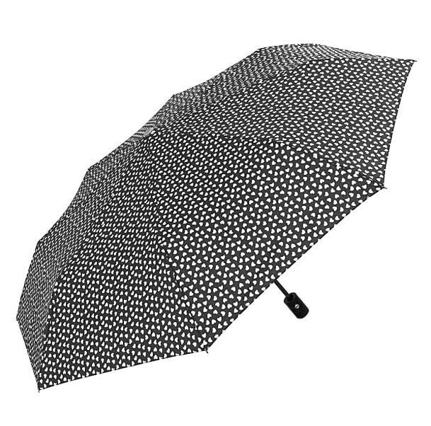 Зонтик складной автомат Hearts 8 спиц купол 110 см White (30260) Зонтик складной автомат Hearts 8 спиц купол 110 см White (30260)