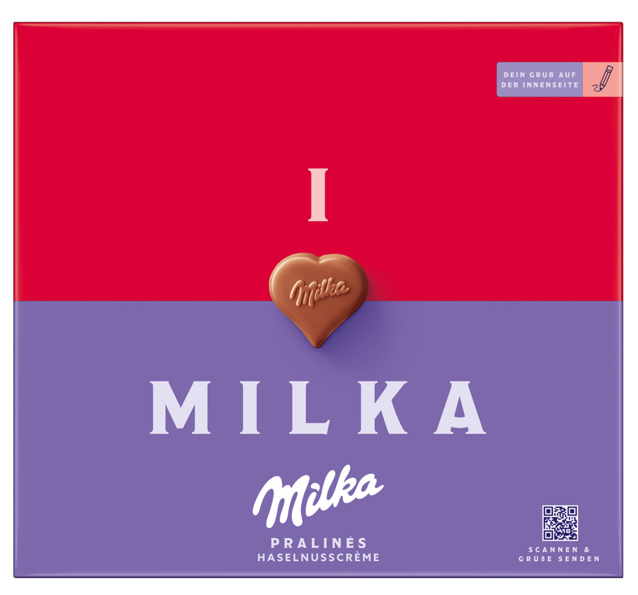Конфеты шоколадные Milka I Love Milka Pralines Hazelnut Cream Chocolate 110 г (2912521984)