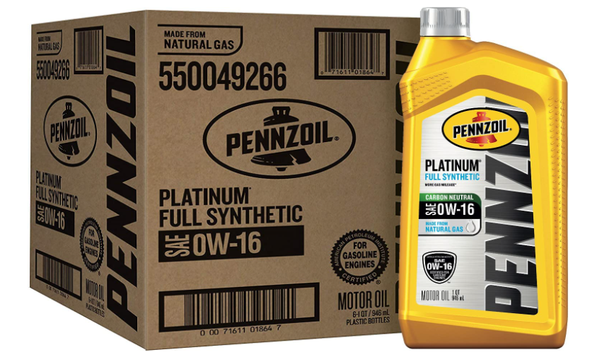 Мастило моторне Pennzoil ennzoil Platinum Full Synthetic 0W-16 0,946 мл (550049266) - фото 3