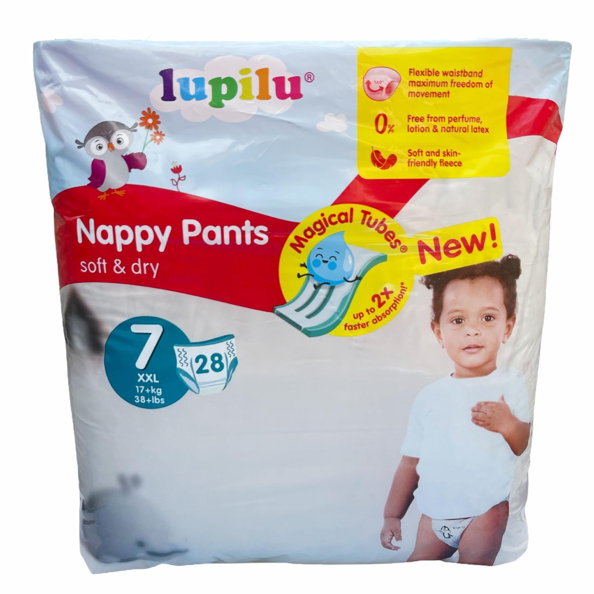 Подгузники-трусики Lupilu soft dry 7 17+ кг 28 шт. (110640070)