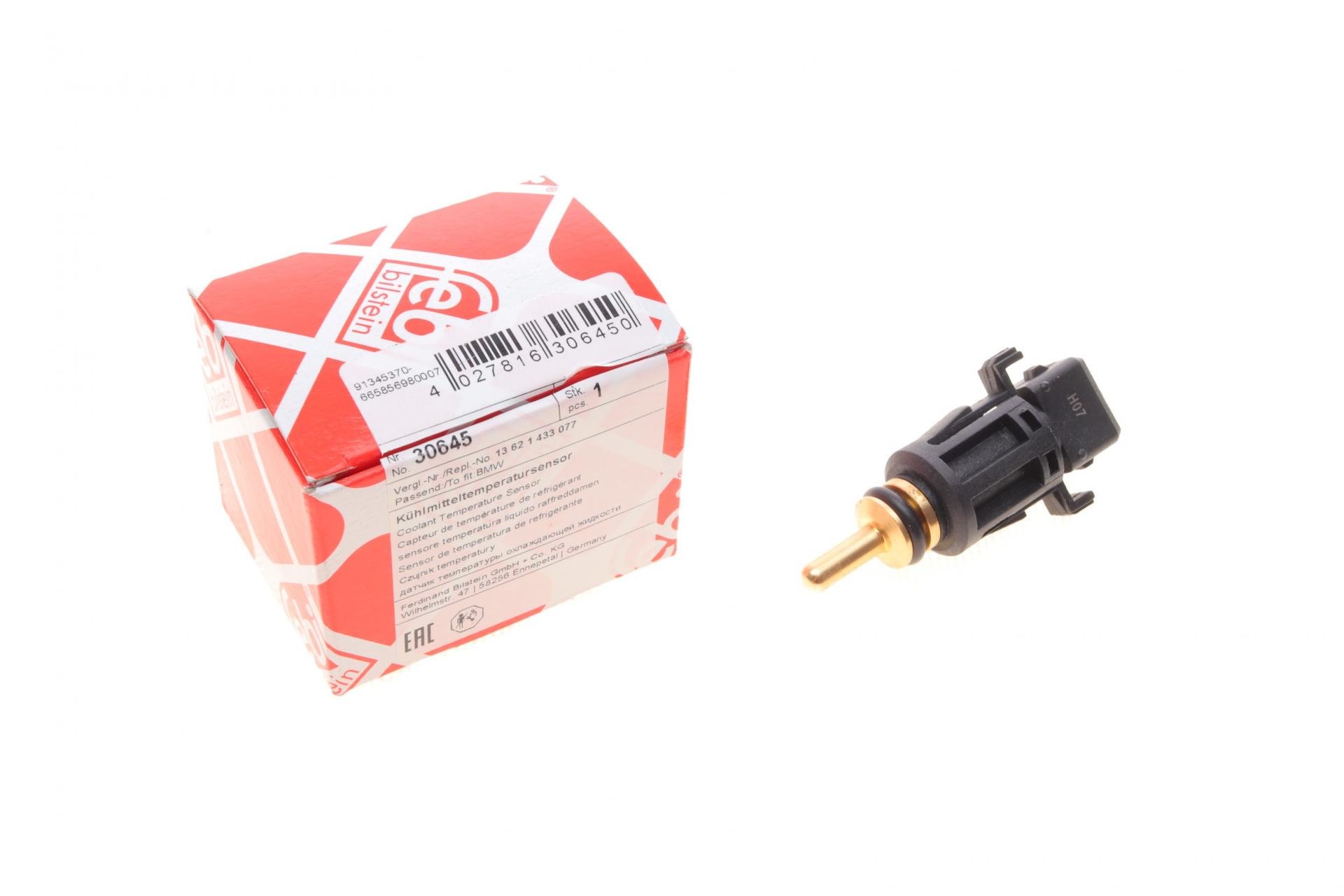 Датчик FEBI BILSTEIN температуры охлаждающей жидкости BMW 3 E46/E90/F30/5 E39/E60/F10 95-13 2 (30645)