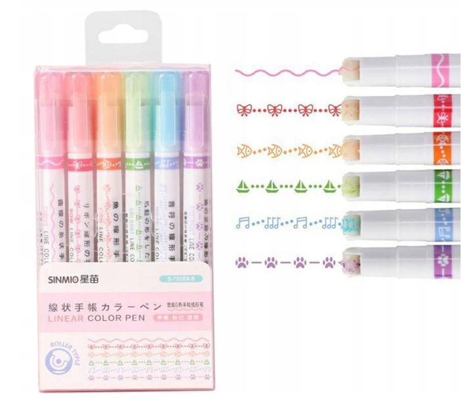 Набір кольорових маркерів 6 шт. - фото 3 Набір кольорових маркерів 6 шт. - фото 3