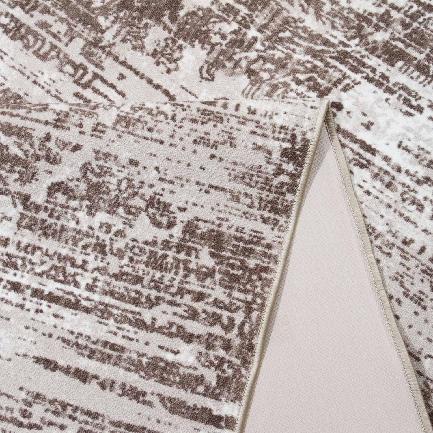 Доріжка килимова безворсова на гумовій основі Virtual ATHENS 22093670420-P3 1,2 м Бежевий (00-00018113) - фото 10