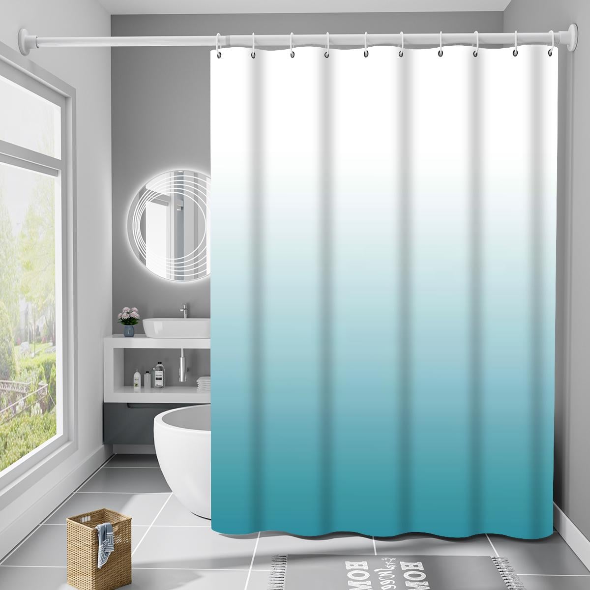 Шторка для ванны и душа Bathlux с водоотталкивающим покрытием 180х180 см Бирюзовый Шторка для ванны и душа Bathlux с водоотталкивающим покрытием 180х180 см Бирюзовый