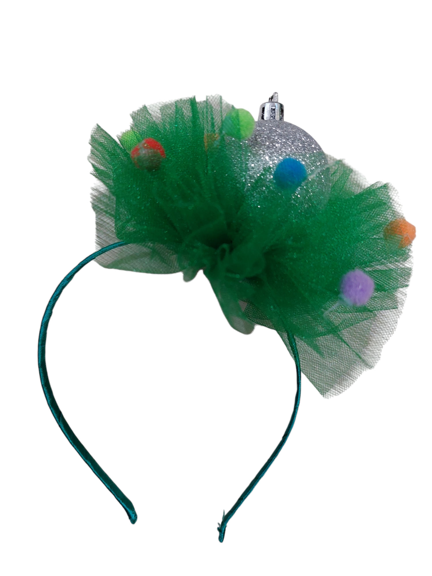 Обруч на голову новогодний Елочка One size Разноцветный (404041)