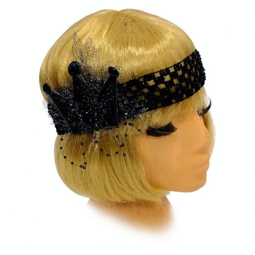 Резинка на голову Коронка SETA Decor (16-912BLK) Резинка на голову Коронка SETA Decor (16-912BLK)