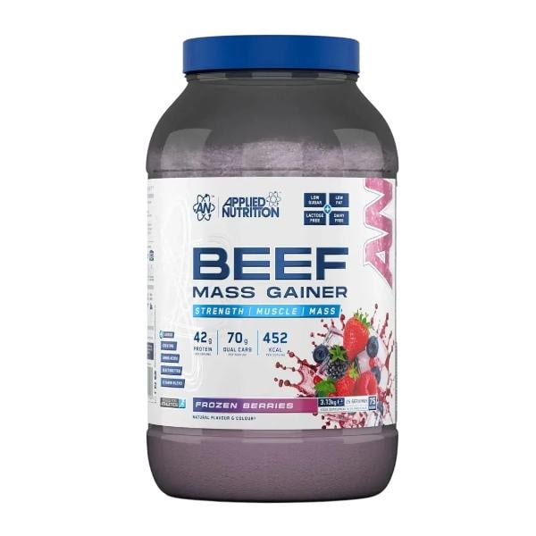 Гейнер Applied Nutrition Beef Mass Gainer 3130 г/25 порций Frozen Berries (000028111)