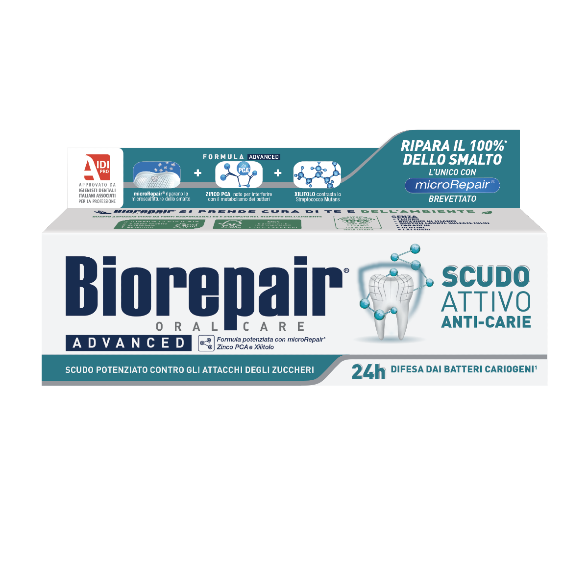 Зубная паста Biorepair Pro Scudo Attivo  75 мл