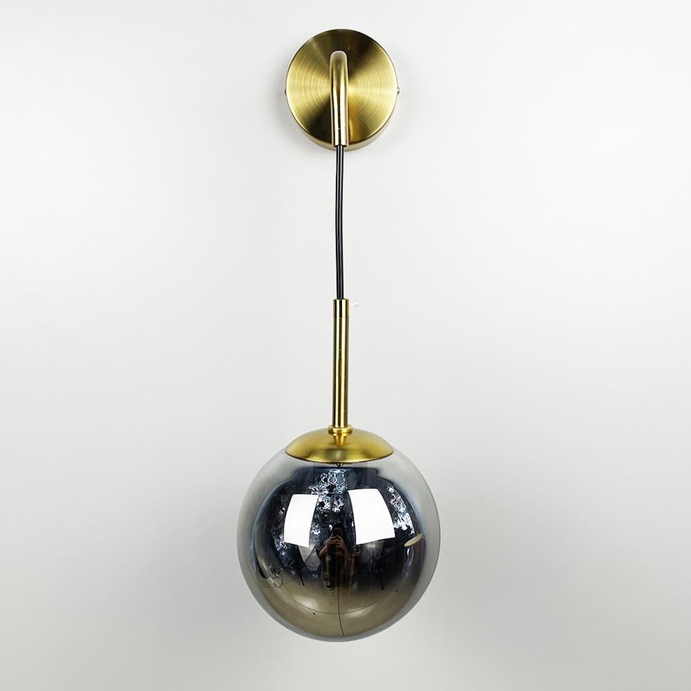 Бра современное с подвесным графитовым плафоном (W 316)