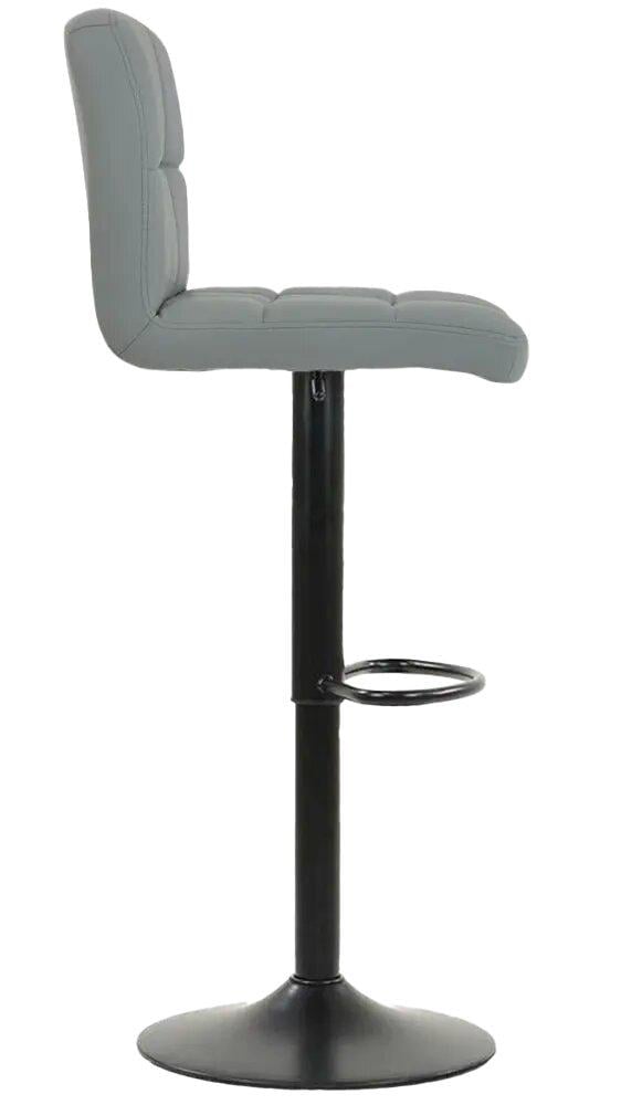 Барний стілець Bonro B-0106 зі спинкою Чорний/Сірий (28211319) - фото 3 Барний стілець Bonro B-0106 зі спинкою Чорний/Сірий (28211319) - фото 3