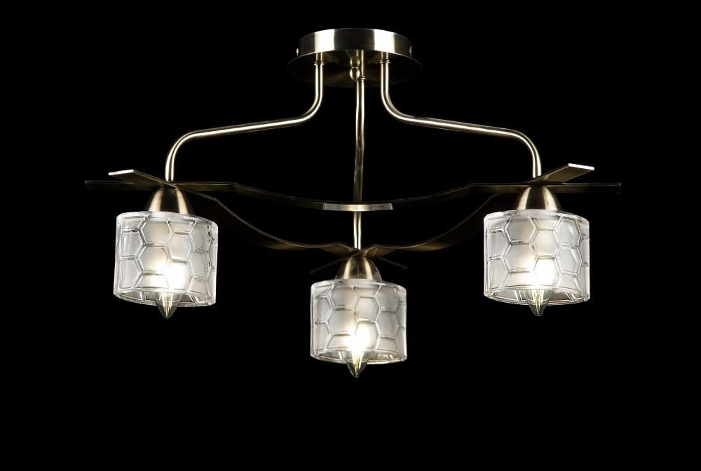 Люстра с плафонами Ray L0011/3 (IR005747) Люстра с плафонами Ray L0011/3 (IR005747)