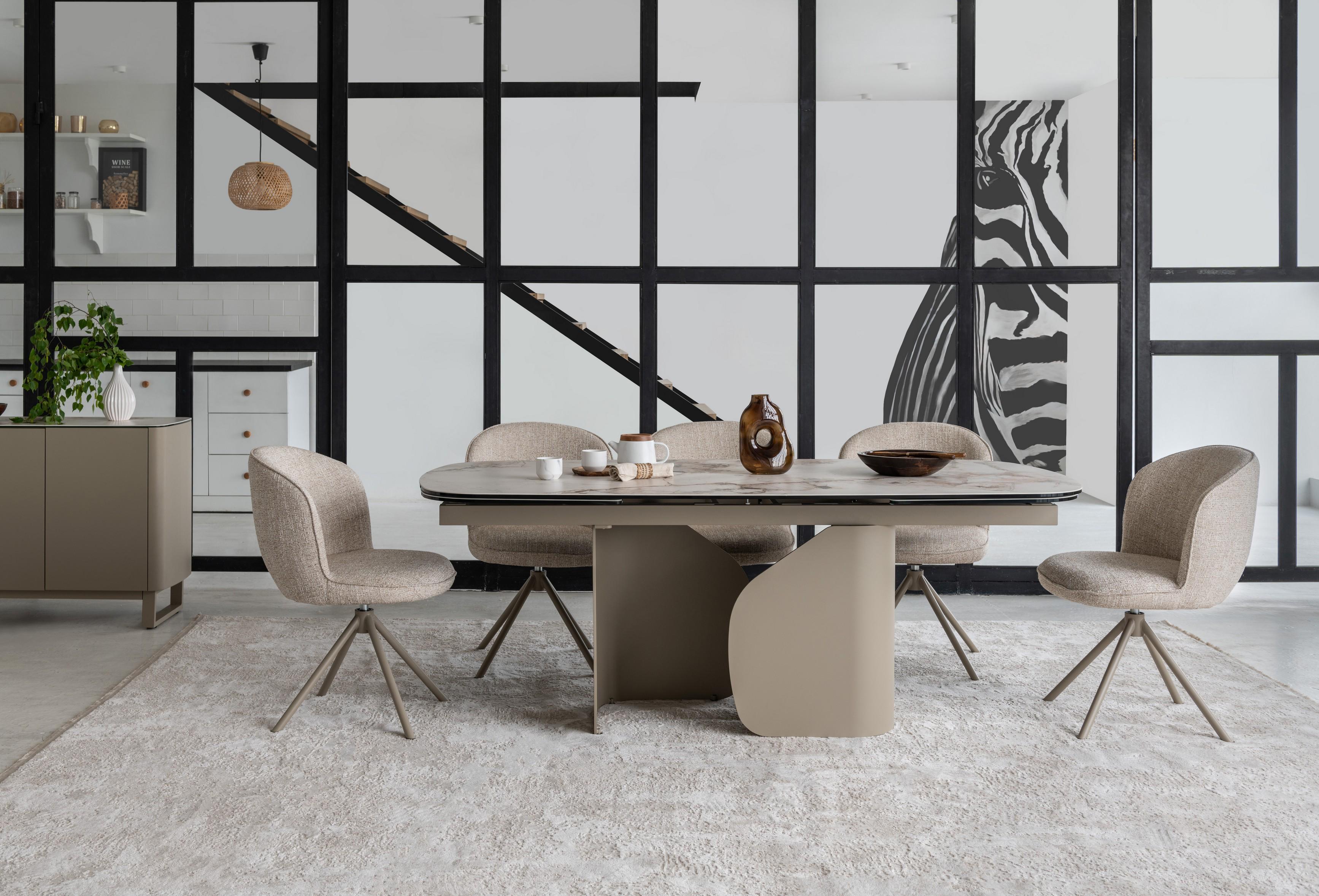 Обідній стіл розсувний Vetro Mebel Крістіано 2000/3000х1000x760 мм Аврора голд/Бежевий (TML-1300) - фото 7 Обідній стіл розсувний Vetro Mebel Крістіано 2000/3000х1000x760 мм Аврора голд/Бежевий (TML-1300) - фото 7